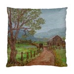  Amish Buggy Going Home  by Ave Hurley of ArtRevu ~ Standard Cushion Case (Two Sides) Back