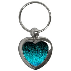 Glitter Dust 1 Key Chain (heart) by MedusArt