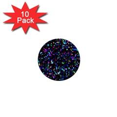 Glitter 1 1  Mini Button (10 Pack) by MedusArt