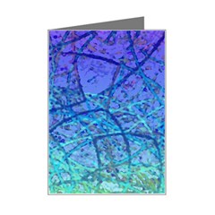 Grunge Art Abstract G57 Mini Greeting Card by MedusArt