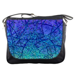 Grunge Art Abstract G57 Messenger Bag by MedusArt