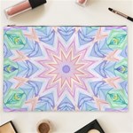 Soft Rainbow Star Mandala Cosmetic Bag (XXL) Front
