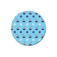 Summer Sailing Magnet 3  (round) by StuffOrSomething