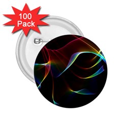 Imagine, Through The Abstract Rainbow Veil 2 25  Button (100 Pack) by DianeClancy