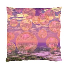 Glorious Skies, Abstract Pink And Yellow Dream Cushion Case (two Sided)  by DianeClancy