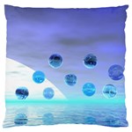 Moonlight Wonder, Abstract Journey To The Unknown Large Cushion Case (Single Sided)  Front