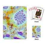 Golden Violet Sea Shells, Abstract Ocean Playing Cards Single Design Back