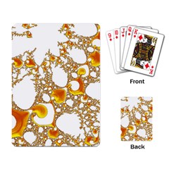 Special Fractal 04 Orange Playing Cards Single Design by ImpressiveMoments