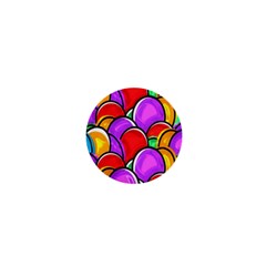 Colored Easter Eggs 1  Mini Button Magnet by StuffOrSomething