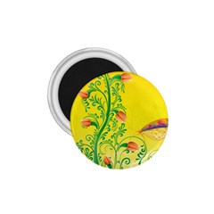 Whimsical Tulips 1 75  Button Magnet by StuffOrSomething