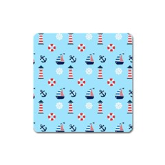 Sailing The Bay Magnet (square) by StuffOrSomething