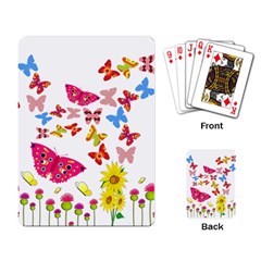 Butterfly Beauty Playing Cards Single Design by StuffOrSomething