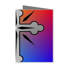 Cross Mini Greeting Card (8 Pack) by Siebenhuehner