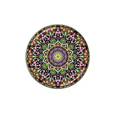 Psychedelic Leaves Mandala Golf Ball Marker 10 Pack (for Hat Clip) by Zandiepants