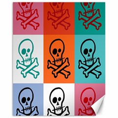 Skull Canvas 11  X 14  (unframed) by Siebenhuehner