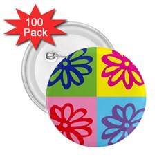 Flower 2 25  Button (100 Pack) by Siebenhuehner