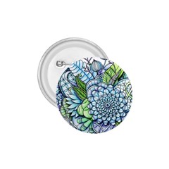 Peaceful Flower Garden 2 1 75  Button by Zandiepants