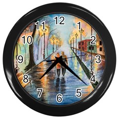 Just The Two Of Us Wall Clock (black) by TonyaButcher