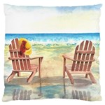 Time To Relax Large Cushion Case (Two Sided)  Front