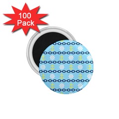 Anchors & Boat Wheels 1 75  Button Magnet (100 Pack) by StuffOrSomething