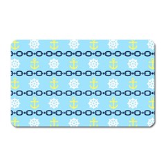 Anchors & Boat Wheels Magnet (rectangular) by StuffOrSomething