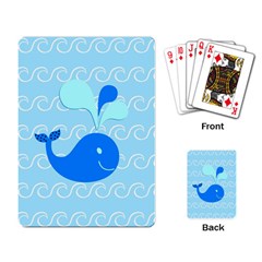 Playing In The Waves Playing Cards Single Design by StuffOrSomething