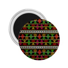 Aztec Style Pattern 2 25  Button Magnet by dflcprints
