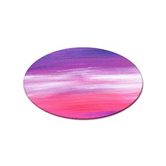 Abstract In Pink & Purple Sticker (oval) by StuffOrSomething