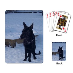 Snowy Gsd Playing Cards Single Design by StuffOrSomething