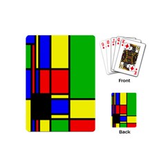 Mondrian Playing Cards (mini) by Siebenhuehner
