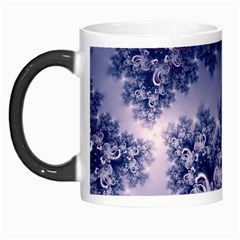 Pink And Blue Morning Frost Fractal Morph Mug by Artist4God