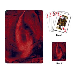 Blood Waterfall Playing Cards Single Design by LokisStuffnMore