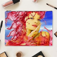 Tears Of Blood Cosmetic Bag (xl) by icarusismartdesigns