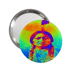Sitting Bull Handbag Mirror (2 25 ) by icarusismartdesigns