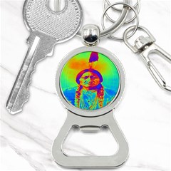 Sitting Bull Bottle Opener Key Chain by icarusismartdesigns