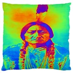 Sitting Bull Large Cushion Case (Two Sided)  Front