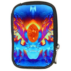 Escape From The Sun Compact Camera Leather Case by icarusismartdesigns