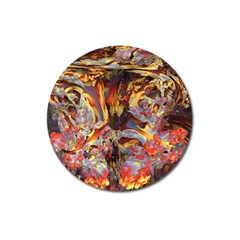 Abstract 4 Magnet 3  (round) by icarusismartdesigns