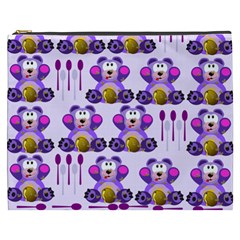 Fms Honey Bear With Spoons Cosmetic Bag (xxxl) by FunWithFibro