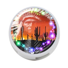 Ghost Dance 4-port Usb Hub (one Side) by icarusismartdesigns