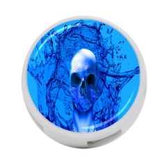 Alien Blue 4-port Usb Hub (one Side) by icarusismartdesigns