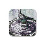 Bird Fountain 2 Drink Coasters 4 Pack (Square) Front