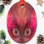 Hypnotized Oval Ornament Front