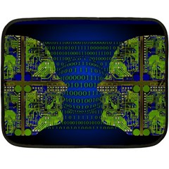 Binary Communication Mini Fleece Blanket (two Sided) by StuffOrSomething
