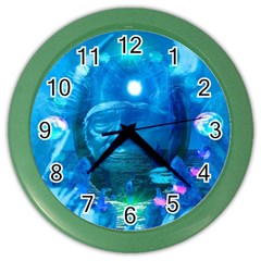 Magician  Wall Clock (color) by icarusismartdesigns