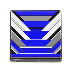 Pattern Memory Card Reader With Storage (square) by Siebenhuehner