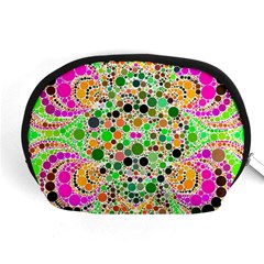 Florescent Abstract  Accessory Pouch (medium) by OCDesignss