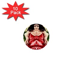 Cubist Woman 1  Mini Button (10 Pack) by icarusismartdesigns