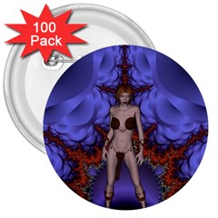Chaos 3  Button (100 Pack) by icarusismartdesigns