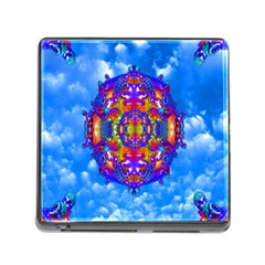 Sky Horizon Memory Card Reader With Storage (square) by icarusismartdesigns